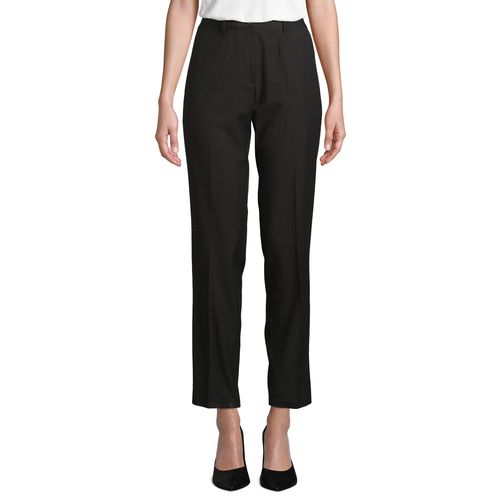 negro produndo PANTALONES DE TRAJE CON CINTURA ELÁSTICA PARA MUJER NEOBLU GABIN WOMEN