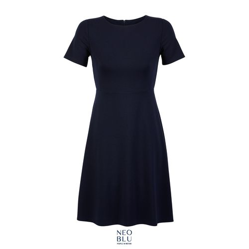 ROBE MIDI MANCHES COURTES NEOBLU CAMILLE
