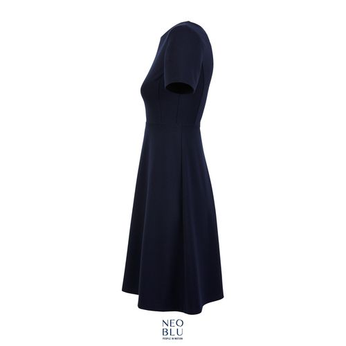 ROBE MIDI MANCHES COURTES NEOBLU CAMILLE