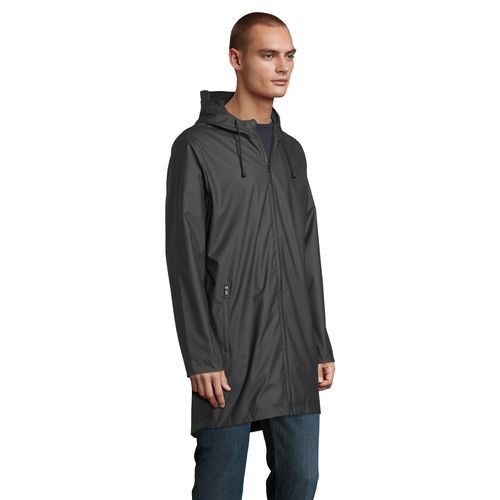 negro produndo CHAQUETA ENCERADA IMPERMEABLE PARA HOMBRE NEOBLU ANTOINE MEN
