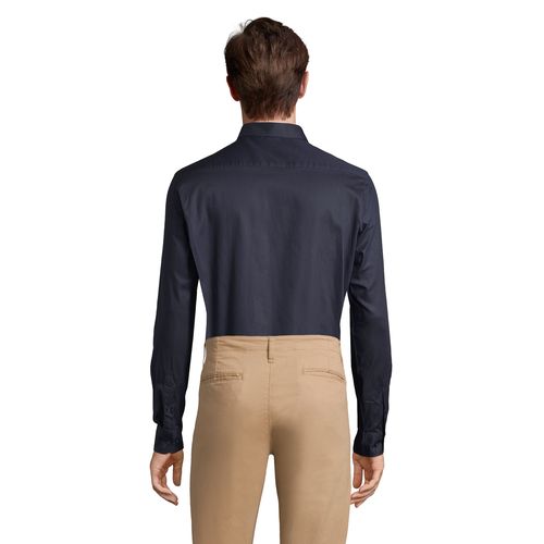 azul noche CAMISA SIN PLANCHADO PARA HOMBRE NEOBLU BLAISE MEN