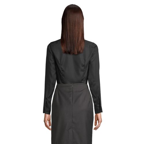 negro produndo CAMISA SIN PLANCHADO PARA MUJER NEOBLU BLAISE WOMEN
