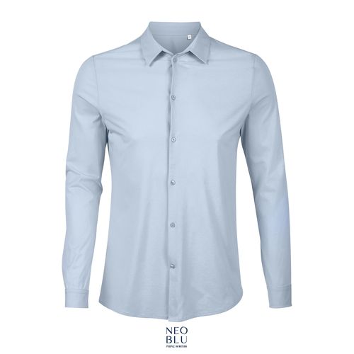 CHEMISE EN JERSEY MERCERISÉ HOMME NEOBLU BALTHAZAR MEN - 6