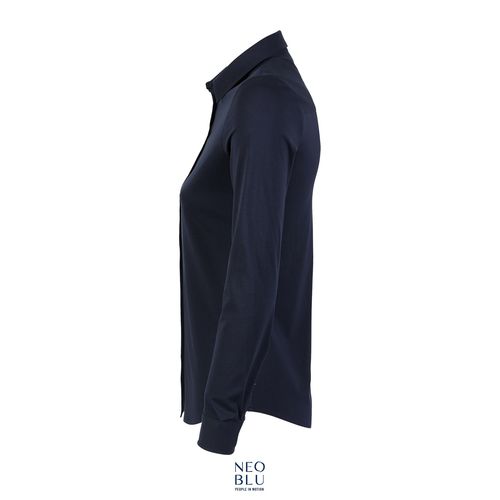 CHEMISE EN JERSEY MERCERISÉ FEMME NEOBLU BALTHAZAR WOMEN