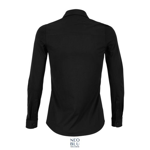 CHEMISE EN JERSEY MERCERISÉ FEMME NEOBLU BALTHAZAR WOMEN