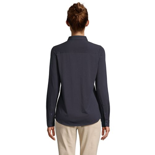 CHEMISE EN JERSEY MERCERISÉ FEMME NEOBLU BALTHAZAR WOMEN