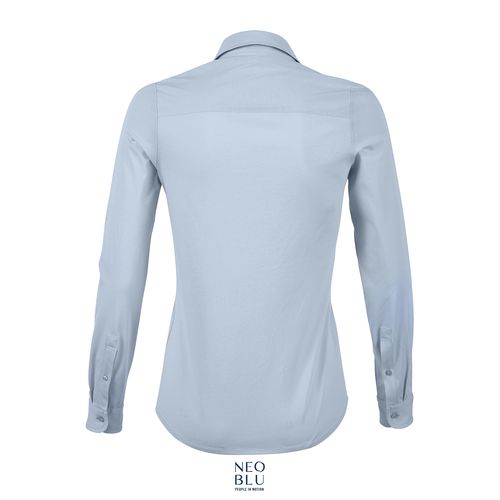CHEMISE EN JERSEY MERCERISÉ FEMME NEOBLU BALTHAZAR WOMEN - 7