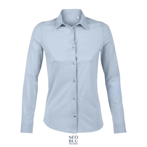 CHEMISE EN JERSEY MERCERISÉ FEMME NEOBLU BALTHAZAR WOMEN - 6