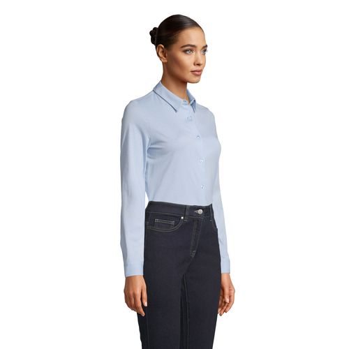 CHEMISE EN JERSEY MERCERISÉ FEMME NEOBLU BALTHAZAR WOMEN