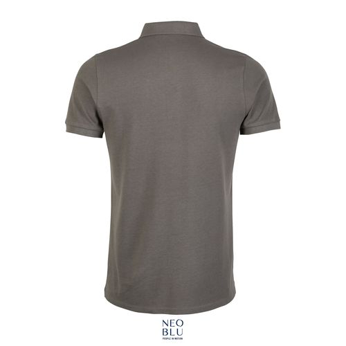 gris claro POLO PIQUÉ CON TAPETA OCULTA PARA HOMBRE NEOBLU OWEN MEN