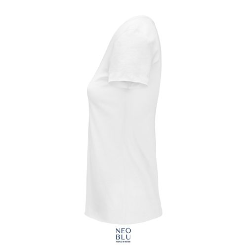 white CAMISETA MUJER MANGA CORTA SOL'S LEONARD WOMEN