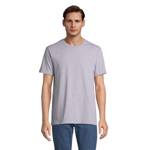 gris chiné CAMISETA UNISEX CUELLO REDONDO MADE IN FRANCE ATF SACHA