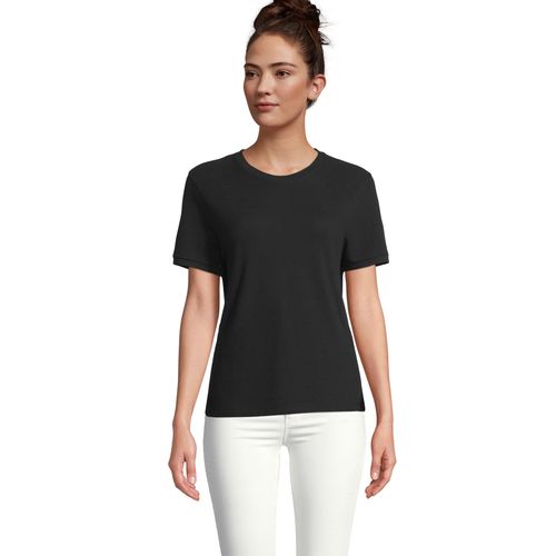 negro produndo CAMISETA UNISEX DE ALGODÓN PIQUÉ NEOBLU LORIS