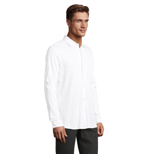 CHEMISE EN COTON PIQUÉ HOMME NEOBLU BASILE MEN