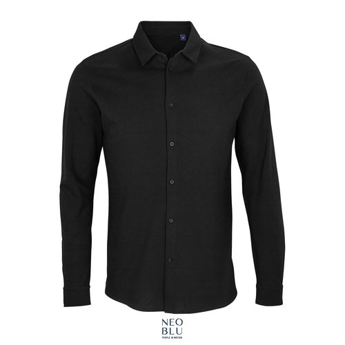 CHEMISE EN COTON PIQUÉ HOMME NEOBLU BASILE MEN