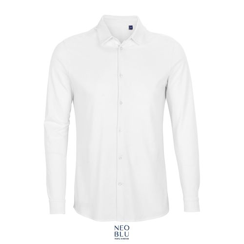 CHEMISE EN COTON PIQUÉ HOMME NEOBLU BASILE MEN