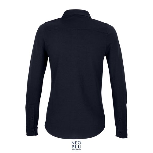 CHEMISE EN COTON PIQUÉ FEMME NEOBLU BASILE WOMEN