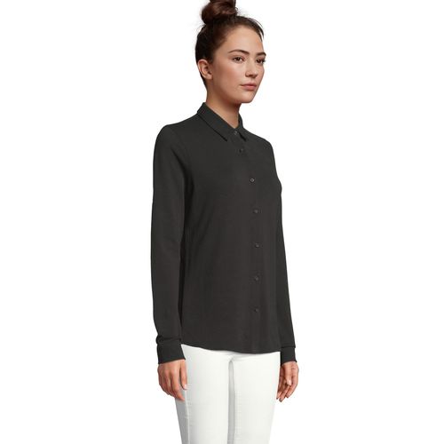 CHEMISE EN COTON PIQUÉ FEMME NEOBLU BASILE WOMEN