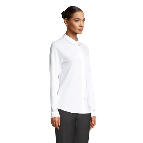 CHEMISE EN COTON PIQUÉ FEMME NEOBLU BASILE WOMEN