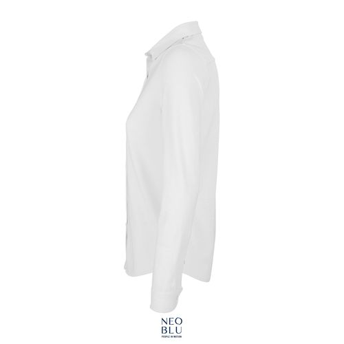 CHEMISE EN COTON PIQUÉ FEMME NEOBLU BASILE WOMEN
