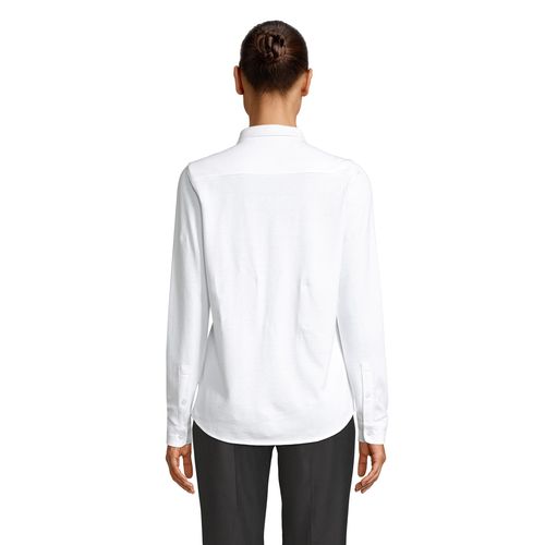 CHEMISE EN COTON PIQUÉ FEMME NEOBLU BASILE WOMEN