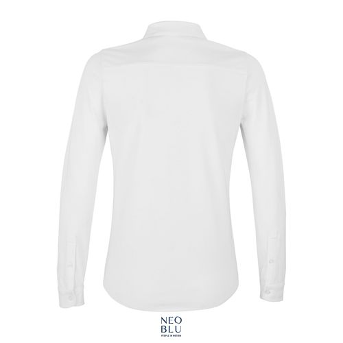 white CAMISA PIQUÉ DE ALGODÓN PARA MUJER NEOBLU BASILE WOMEN