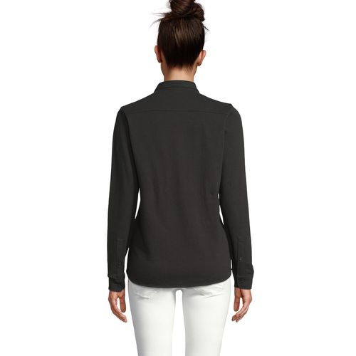 CHEMISE EN COTON PIQUÉ FEMME NEOBLU BASILE WOMEN