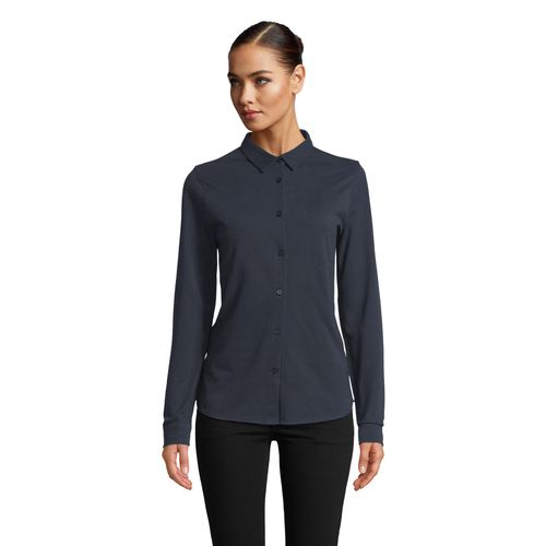 CHEMISE EN COTON PIQUÉ FEMME NEOBLU BASILE WOMEN