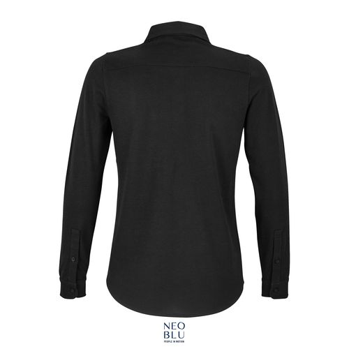 CHEMISE EN COTON PIQUÉ FEMME NEOBLU BASILE WOMEN