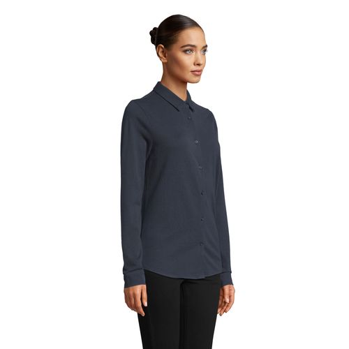 CHEMISE EN COTON PIQUÉ FEMME NEOBLU BASILE WOMEN