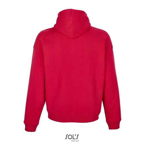 rojo vivo SUDADERA UNISEX OVERSIZE SOL'S CONNOR
