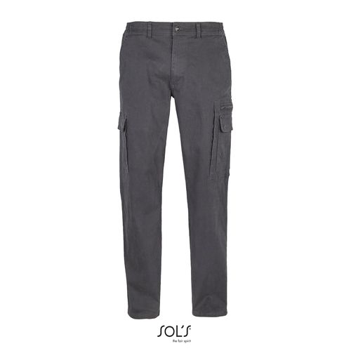 gris oscuro PANTALONES ELÁSTICOS DE HOMBRE SOL'S DOCKER