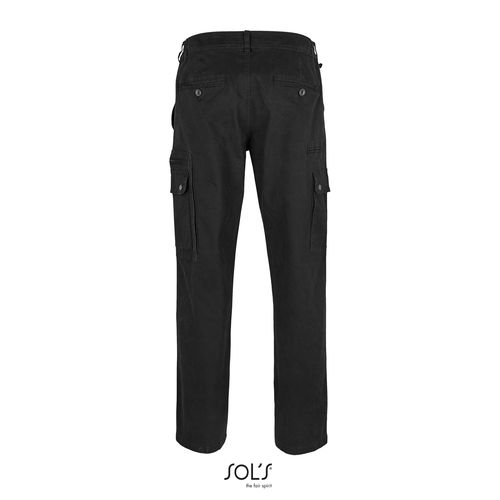 black PANTALONES ELÁSTICOS DE HOMBRE SOL'S DOCKER