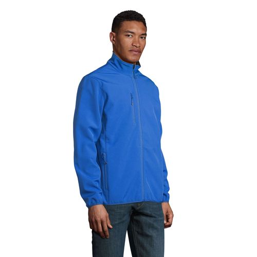 azulón CHAQUETA SOFTSHELL CON CREMALLERA PARA HOMBRE SOL'S FALCON MEN
