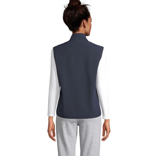 VESTE FEMME&nbsp;ZIPPÉE SOFTSHELL SANS MANCHE SOL'S FALCON BW WOMEN