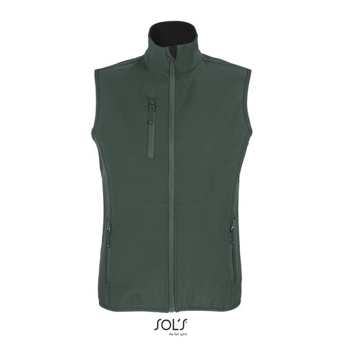 VESTE FEMME&nbsp;ZIPPÉE SOFTSHELL SANS MANCHE SOL'S FALCON BW WOMEN