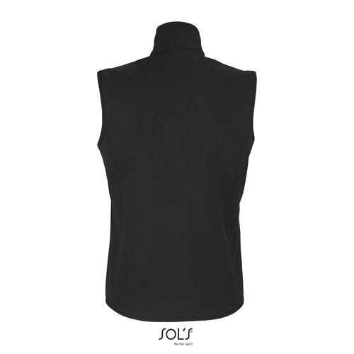 VESTE FEMME&nbsp;ZIPPÉE SOFTSHELL SANS MANCHE SOL'S FALCON BW WOMEN