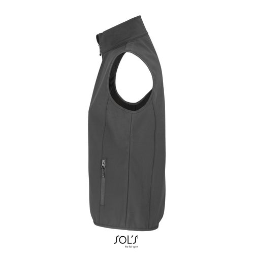 VESTE FEMME&nbsp;ZIPPÉE SOFTSHELL SANS MANCHE SOL'S FALCON BW WOMEN