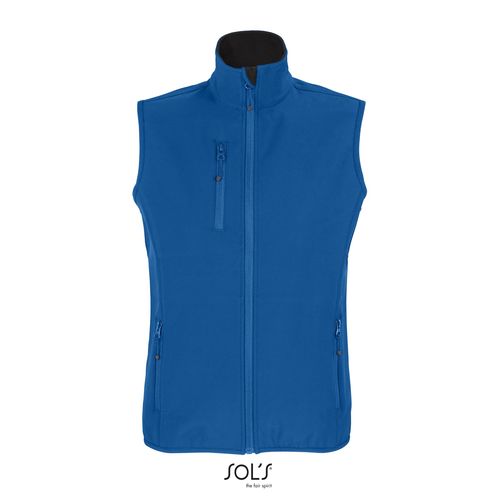 VESTE FEMME&nbsp;ZIPPÉE SOFTSHELL SANS MANCHE SOL'S FALCON BW WOMEN