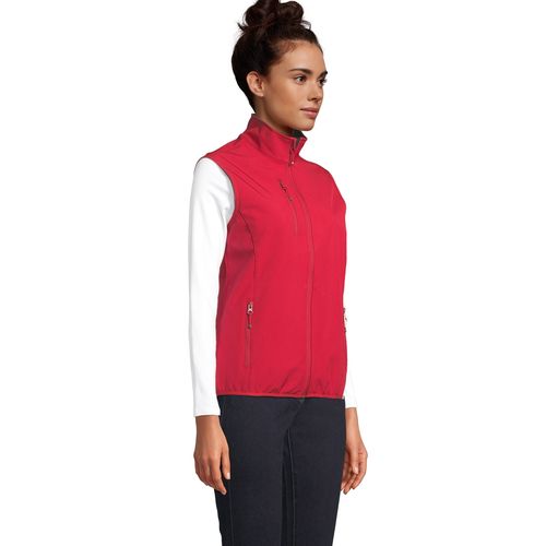 VESTE FEMME&nbsp;ZIPPÉE SOFTSHELL SANS MANCHE SOL'S FALCON BW WOMEN