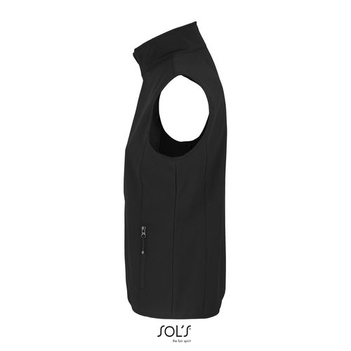 VESTE FEMME&nbsp;ZIPPÉE SOFTSHELL SANS MANCHE SOL'S FALCON BW WOMEN