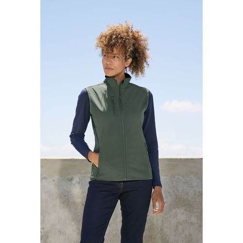 VESTE FEMME ZIPPÉE SOFTSHELL SANS MANCHE SOL'S FALCON BW WOMEN - 2
