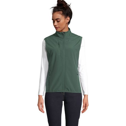 VESTE FEMME&nbsp;ZIPPÉE SOFTSHELL SANS MANCHE SOL'S FALCON BW WOMEN