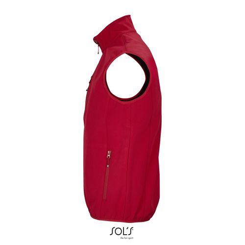 VESTE HOMME ZIPPÉE SOFTSHELL SANS MANCHE SOL'S FALCON BW MEN