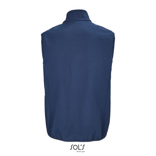 VESTE HOMME ZIPPÉE SOFTSHELL SANS MANCHE SOL'S FALCON BW MEN
