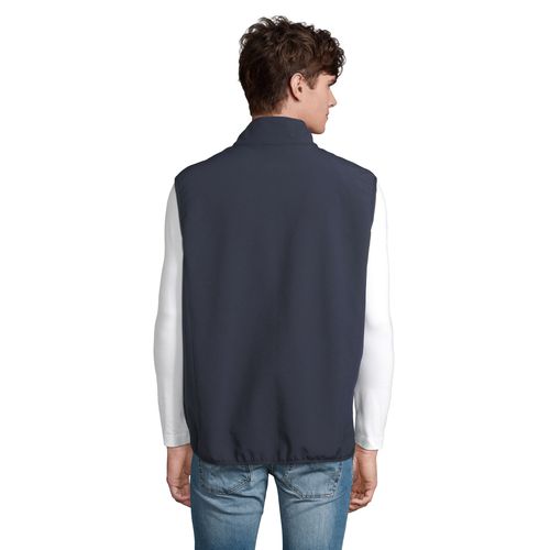 VESTE HOMME ZIPPÉE SOFTSHELL SANS MANCHE SOL'S FALCON BW MEN