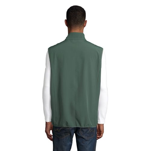 VESTE HOMME ZIPPÉE SOFTSHELL SANS MANCHE SOL'S FALCON BW MEN