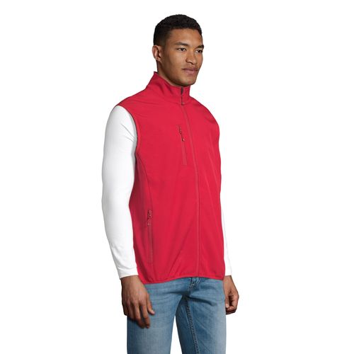 VESTE HOMME ZIPPÉE SOFTSHELL SANS MANCHE SOL'S FALCON BW MEN