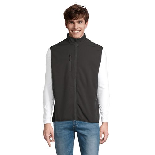black CHALECO SOFTSHELL PARA HOMBRE SOL'S FALCON BW MEN