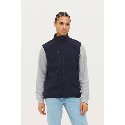 VESTE HOMME ZIPPÉE SOFTSHELL SANS MANCHE SOL'S FALCON BW MEN